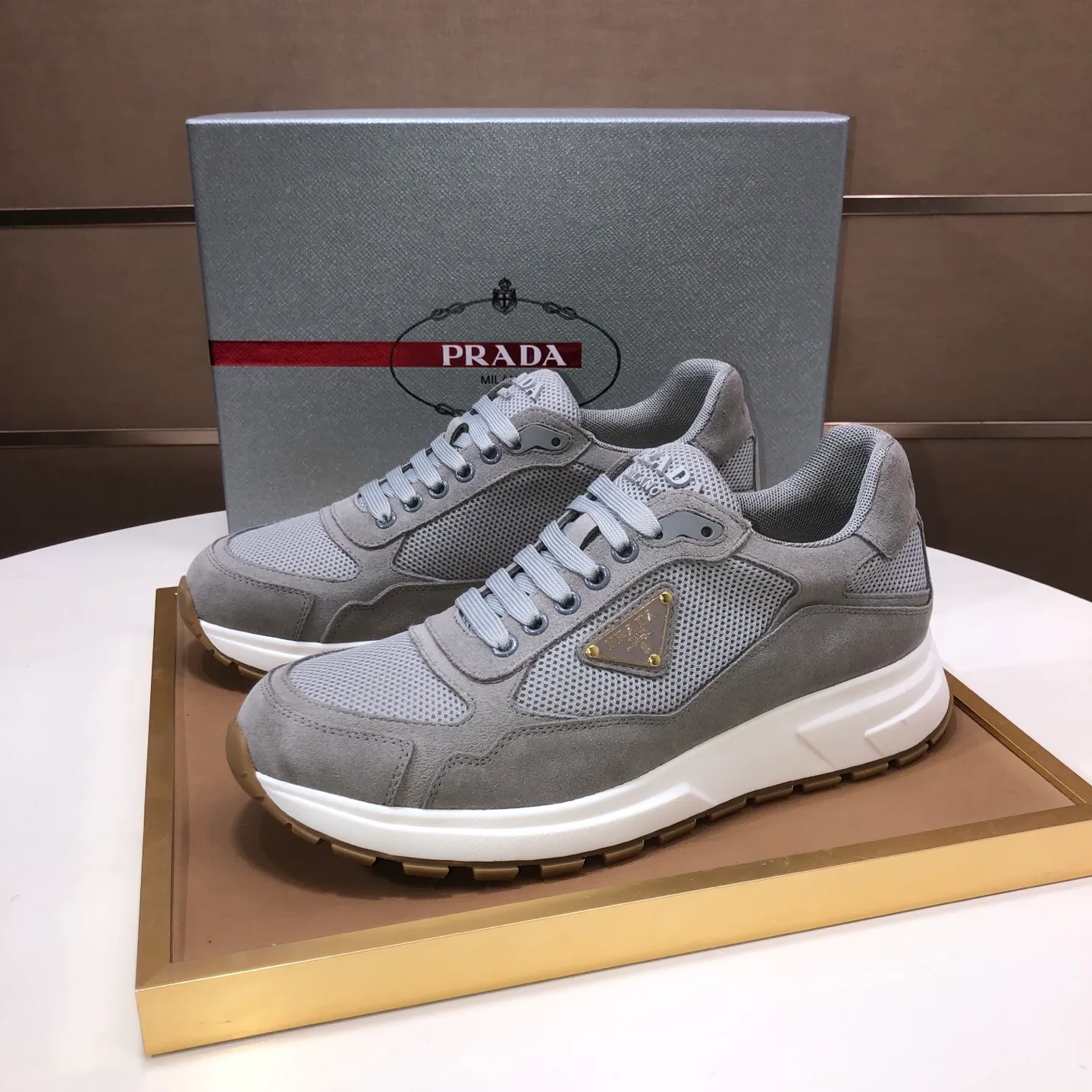 Men's shoes 💰580💰 [PRADA] Top-quality original items, new seasonal styles, high-quality original items, top-level imported calfskin and original imported glue, imported cowhide lining with original cowhide feet, original outsole! Quality guaranteed! Code 38-45 (45 customized)